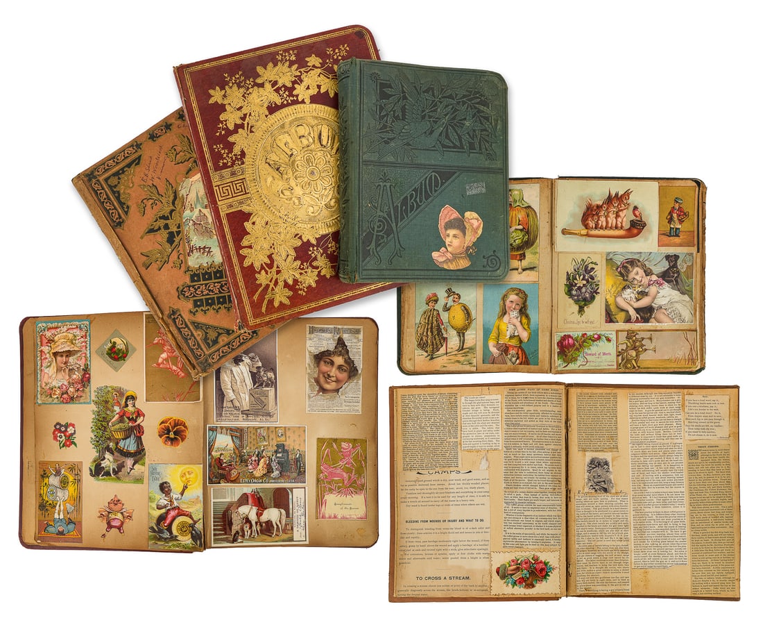 Victorian Trade Cards Albums and Loose Cards (1 of 18)