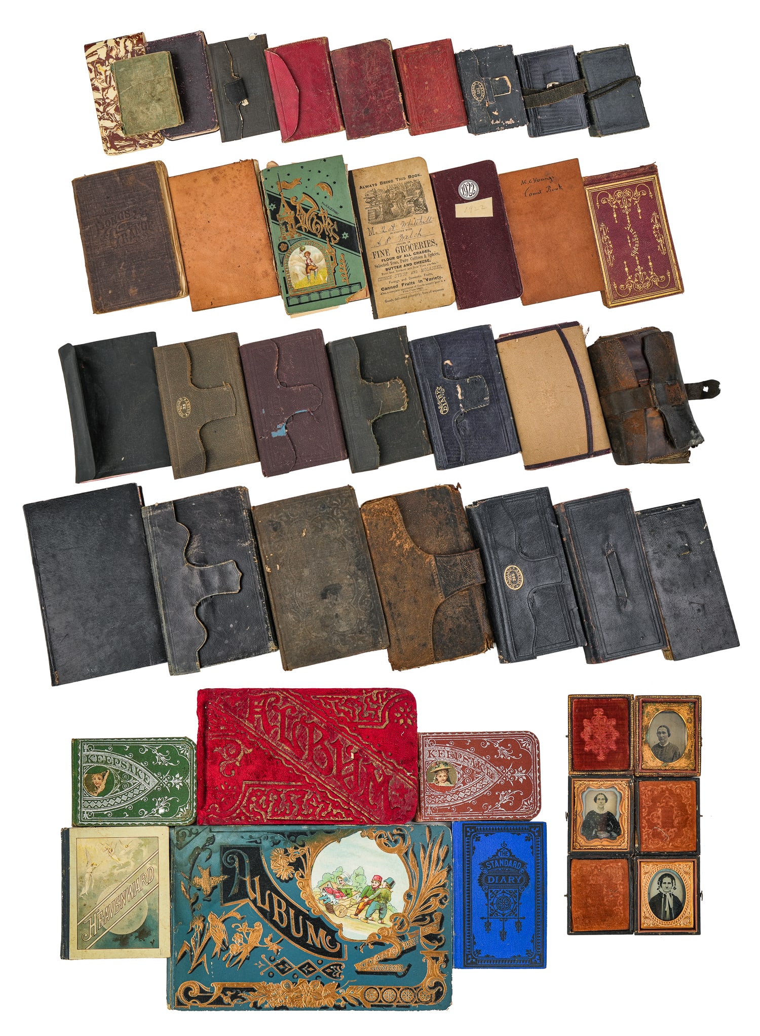 19th c Diaries, Albums, Autograph Books (1 of 18)