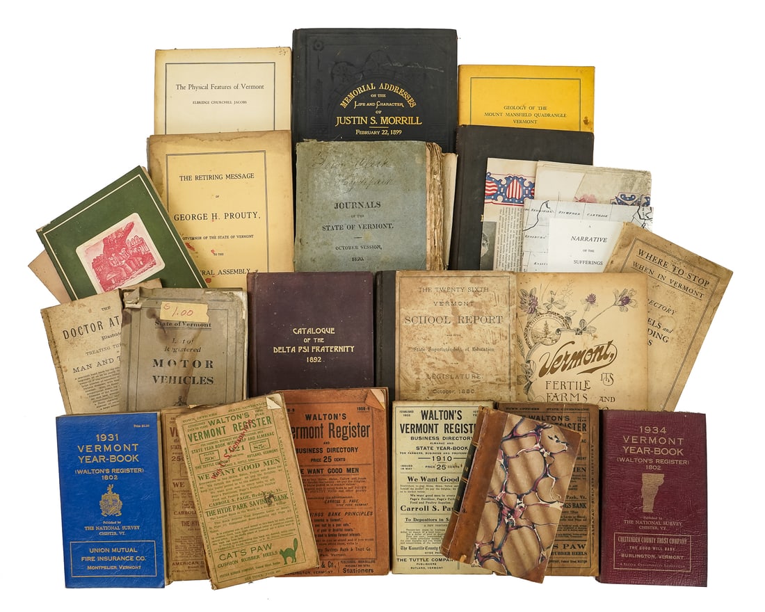 Vermont Ephemera & Registers (1 of 4)