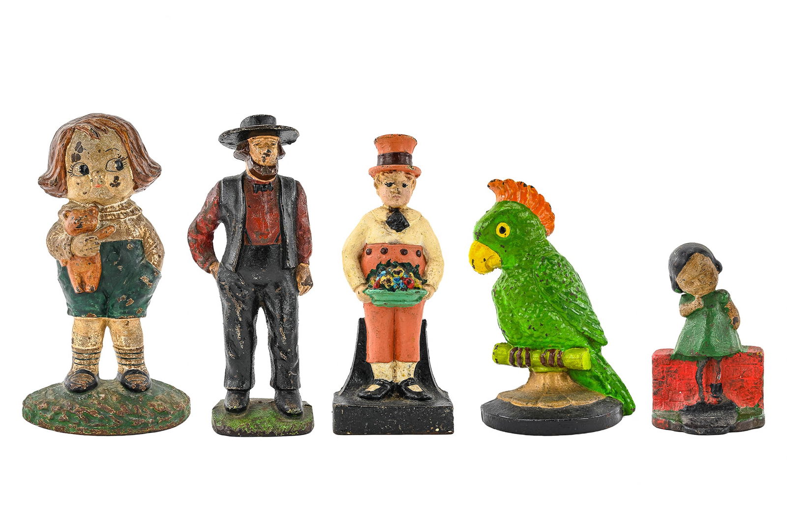 5 Antique Cast Iron Doorstops (1 of 16)