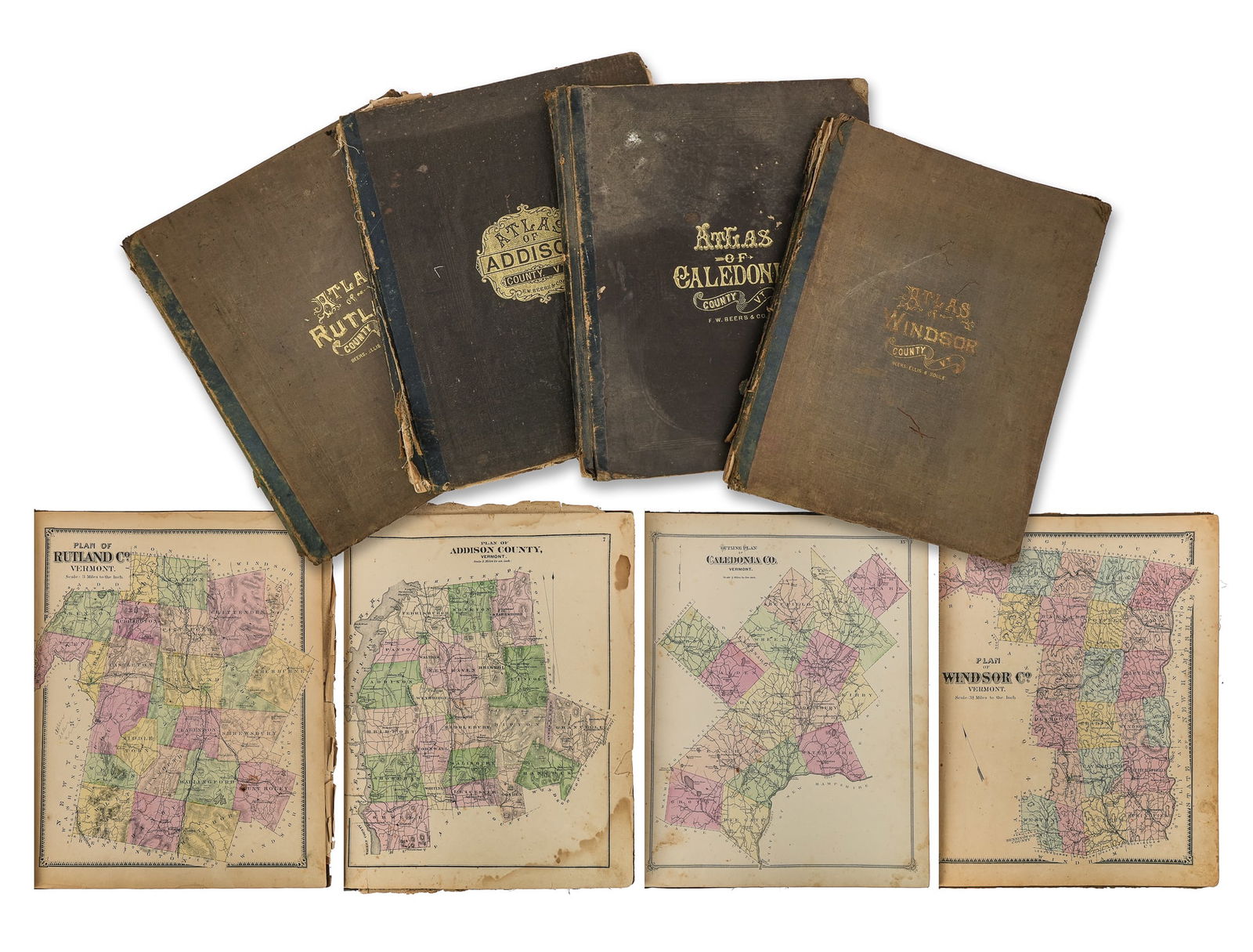 1869 VT Windsor, Caledonia County Atlases, etc. (1 of 14)