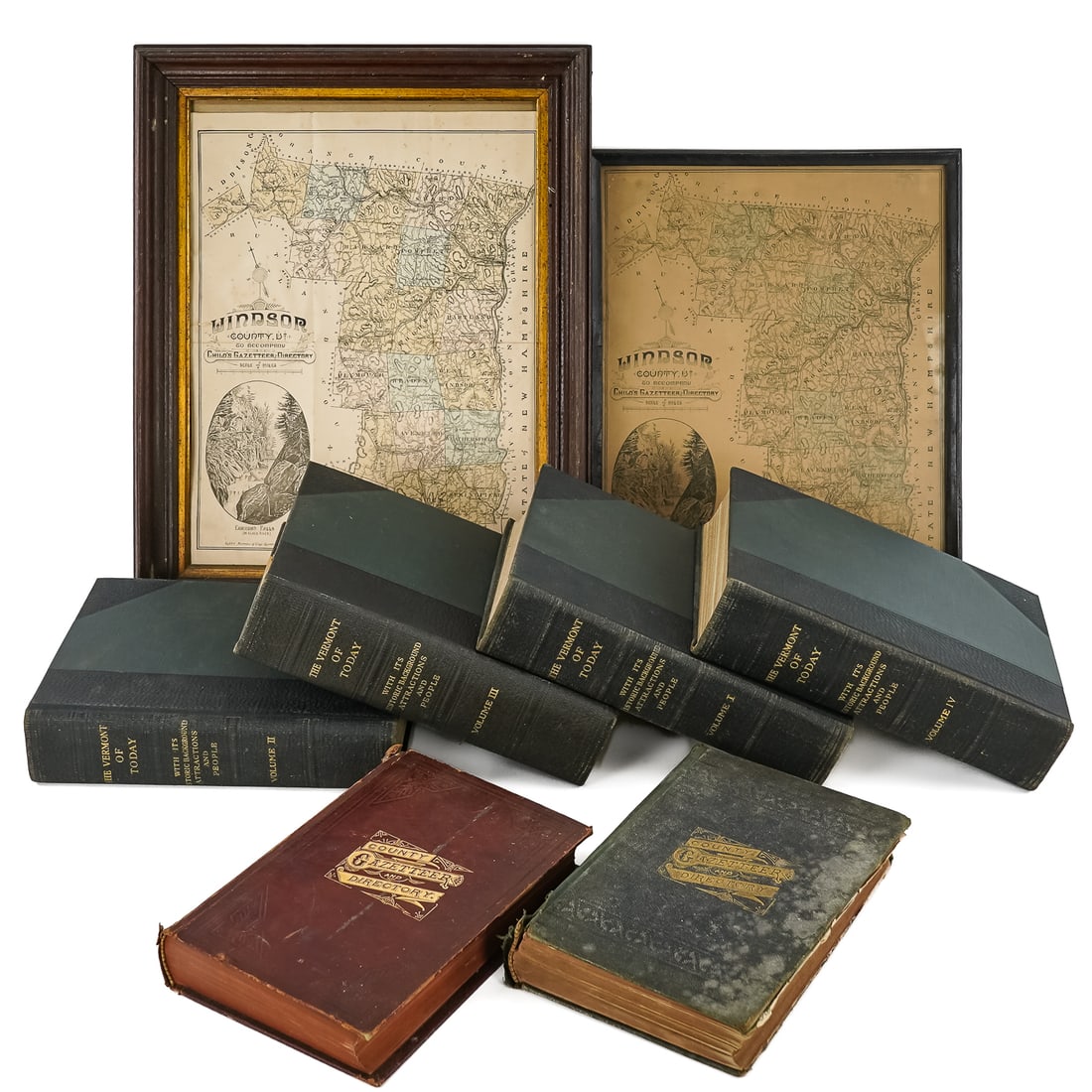 Childs Windsor Cty. Gazetteers, Maps, VT of Today (1 of 7)