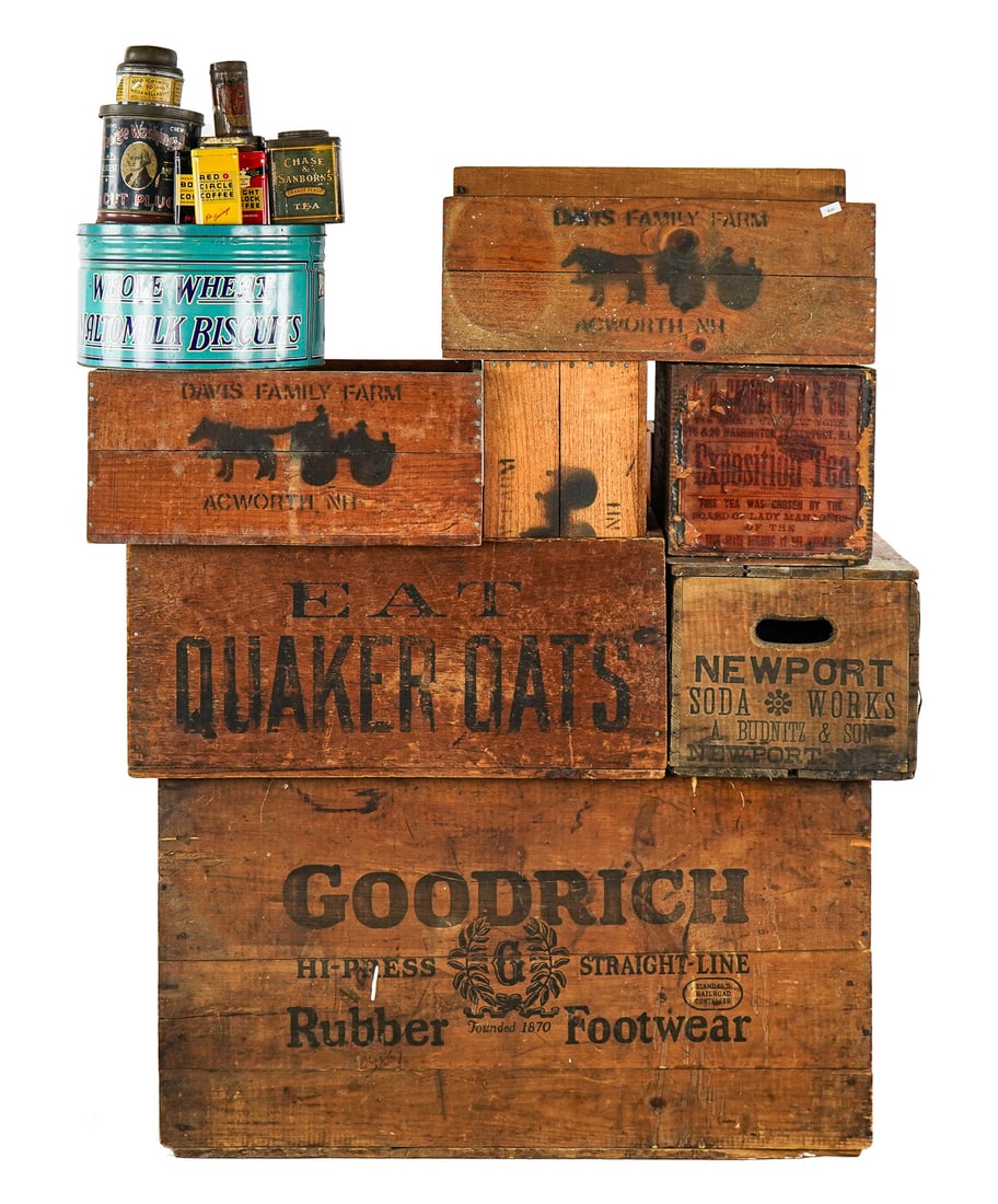 Advertising Crates & Tins (1 of 7)
