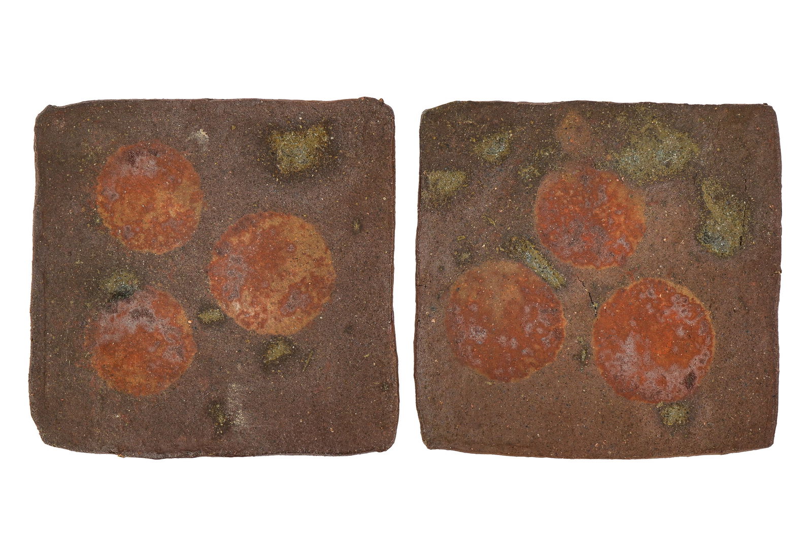 Japanese Bizen Ware Stoneware Plates (1 of 9)