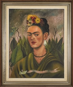 After Frida Kahlo - Self Portrait 1940 II