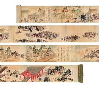 20th c Japanese Hand Scroll