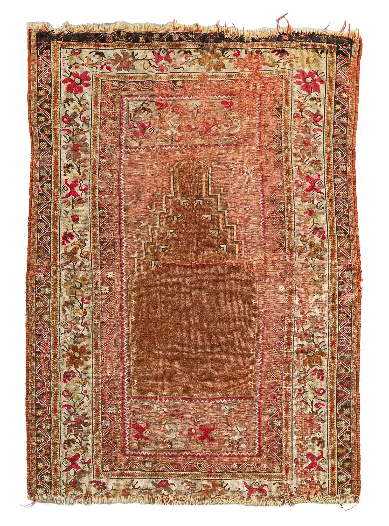 19th c Turkish Prayer Rug (1 of 4)