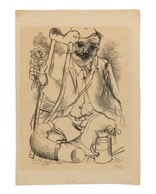 George Grosz (DE 1893-1959) The Hero