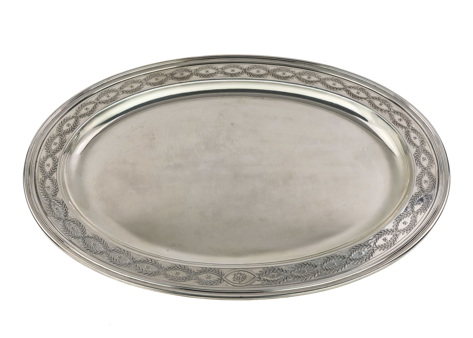 Tiffany and Co. Sterling Silver Oval Serving Tray (1 of 5)