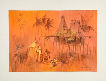 Romeo Tabuena (PH/MX 1921-2015) Quiet Village