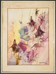 Romeo Tabuena (PH/MX 1921-2015) Filipino Village