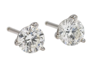 1/2 CT Diamond Stud Earrings