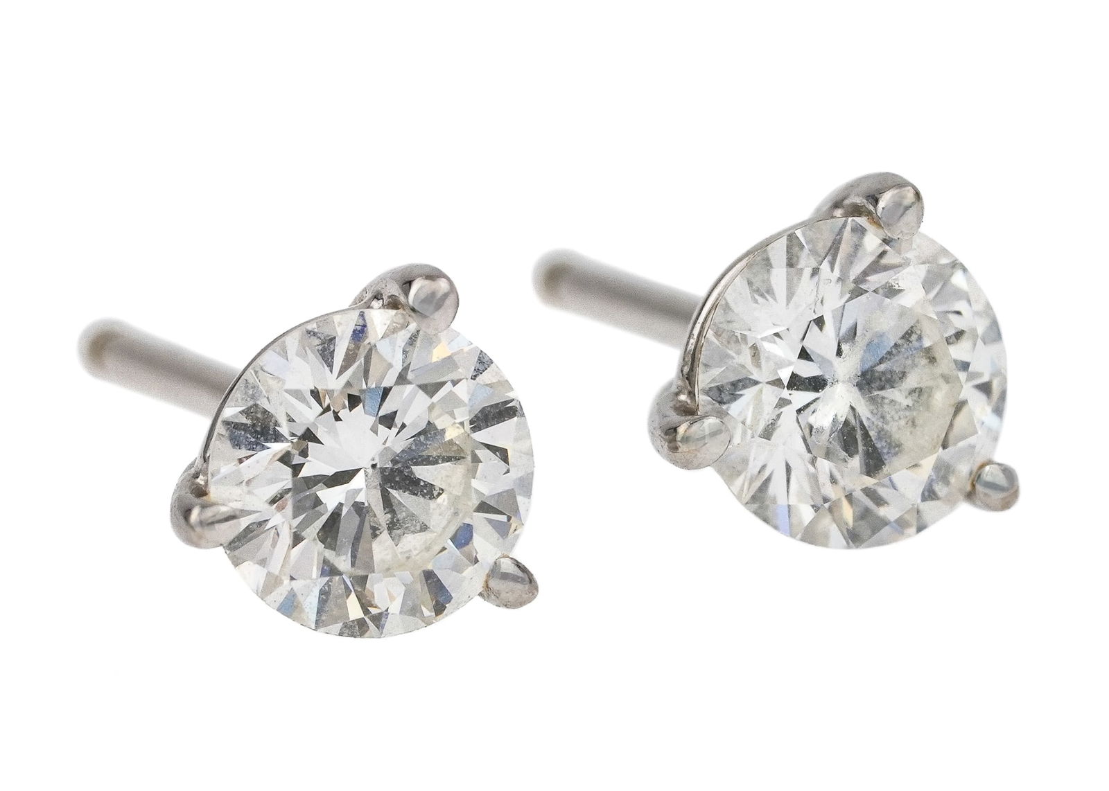 1/2 CT Diamond Stud Earrings (1 of 5)