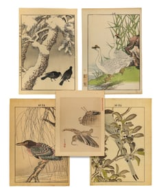 Ukiyo-e Woodblocks of Birds, Mice