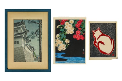 20th c Ukiyo-e Woodblocks
