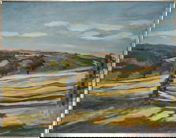 Lee Garrison (VT 1928-2014) Summer Landscape