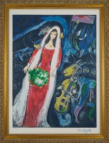 Marc Chagall (FR/RU 1887-1985) Les Maries au Village