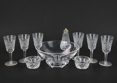 Waterford, Steuben Crystal Tableware
