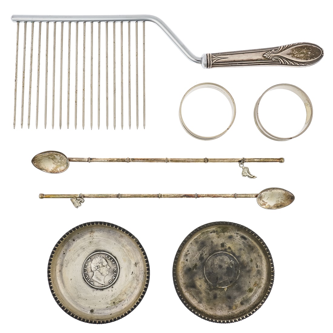 Group of Assorted Silver holloware and Flatware (1 of 4)