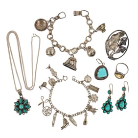 Fine Group of Sterling Jewelry