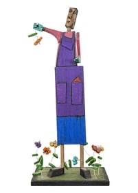 Robin Kent Folk Art Wooden Figure