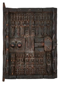 Mid 20th c Dogon Granary Door