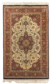 Late 20th c Persian Tabriz Area Rug