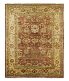 Late 20th c Turkish Oushak Main Carpet