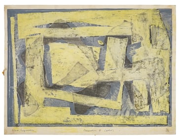 Hideo Hagiwara (JP 1913-2007) Composition N Gold