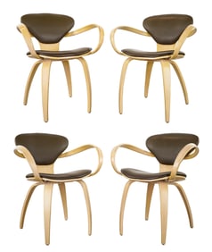 Norman Cherner for Plycraft USA - four Pretzel Chairs