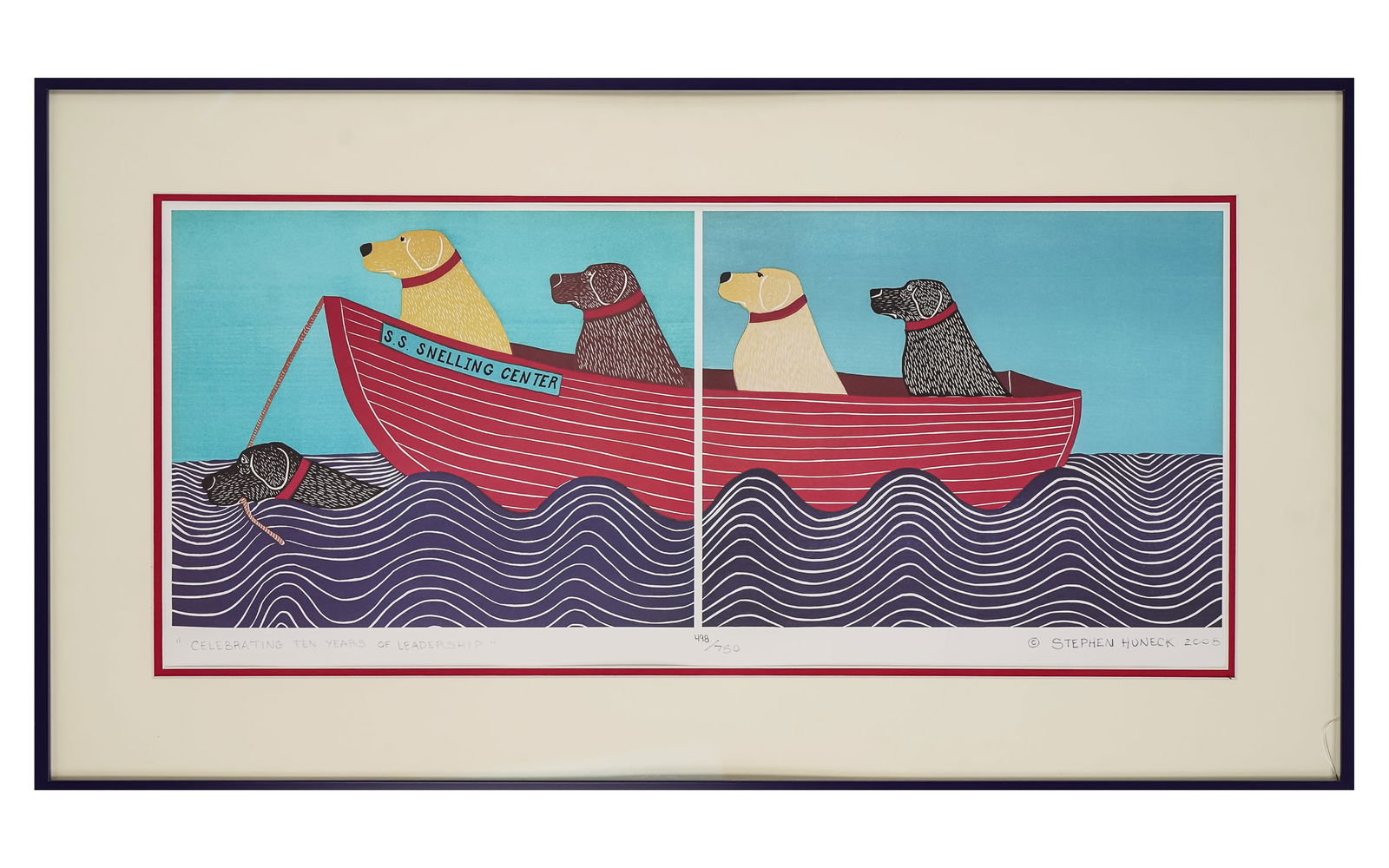 Stephen Huneck (VT 1948-2010) Celebrating Ten Years of Leadership (1 of 4)