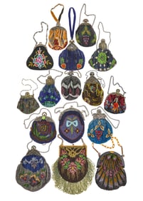 Collection of 16 Art Deco Beaded Handbags