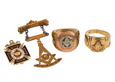 Fraternal Gold Jewelry