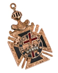 14k Knights of Columbus Fob