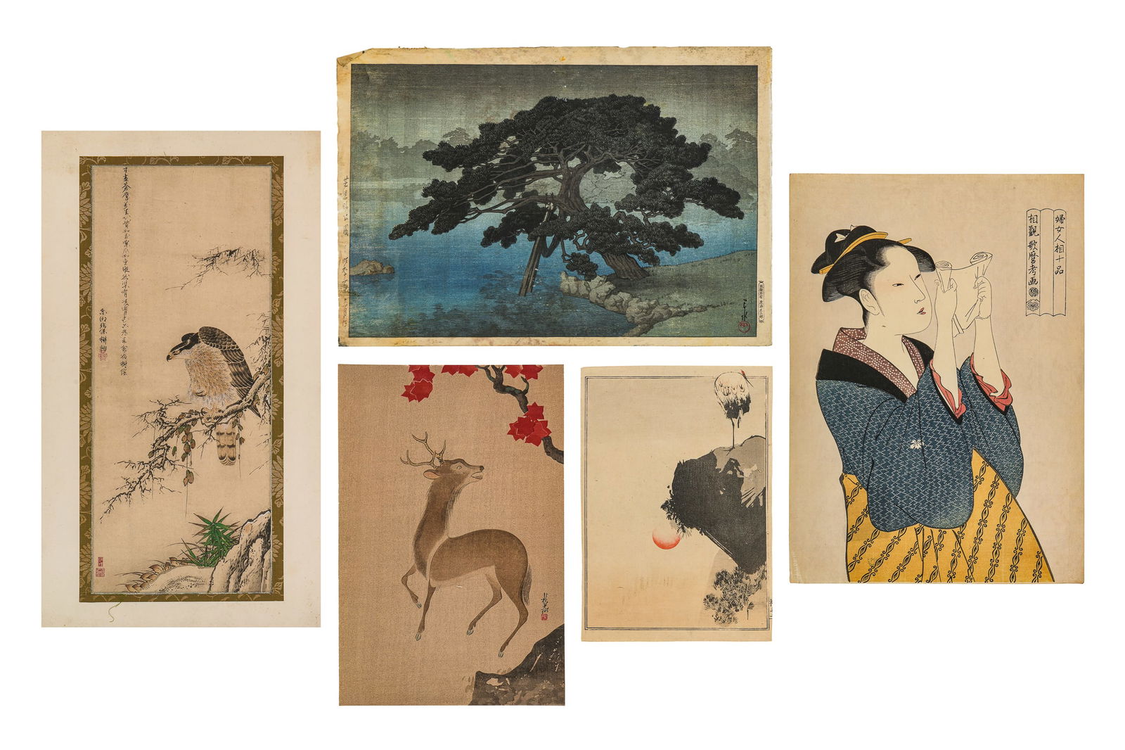 Japanese Ukiyo-e Woodblock Prints (1 of 6)