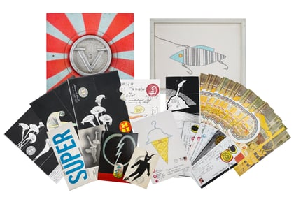 Howard Hack ( AM 1932-2015) Ephemera, Prints and Mail Art