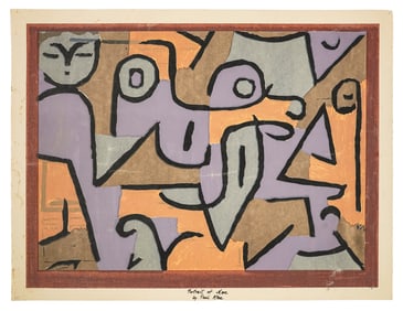 Paul Klee ( SW 1879-1940) Portrait of Moe