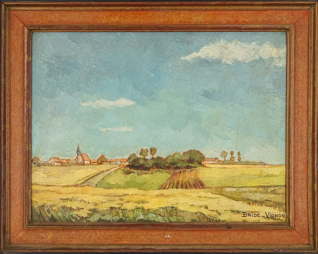 Simone Bride-Vignon (FR 1913-) Wheatfields (1 of 4)