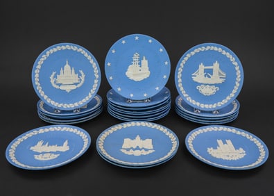22 Wedgwood Jasperware Christmas Plates