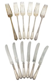 12 pcs. Towle Louis XIV Sterling Flatware