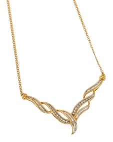14k & Diamond Necklace