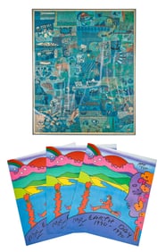 Peter Max and Oyvind Fahlstrom (Poster)