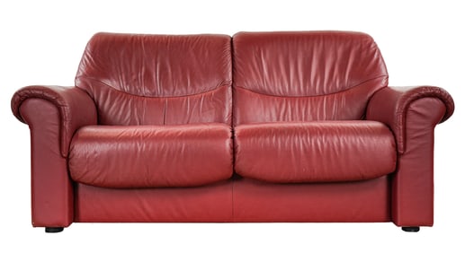 Ekornes Stressless reclining loveseat and ottoman