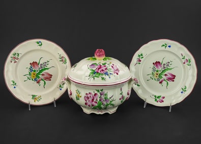 93 pcs. Luneville Old Strasbourg Dinnerware