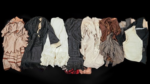 Mid 19th c and early 20th c Clothing