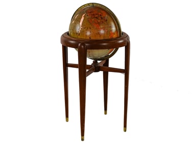 1950s Replogle Floor Model Light Up Globe