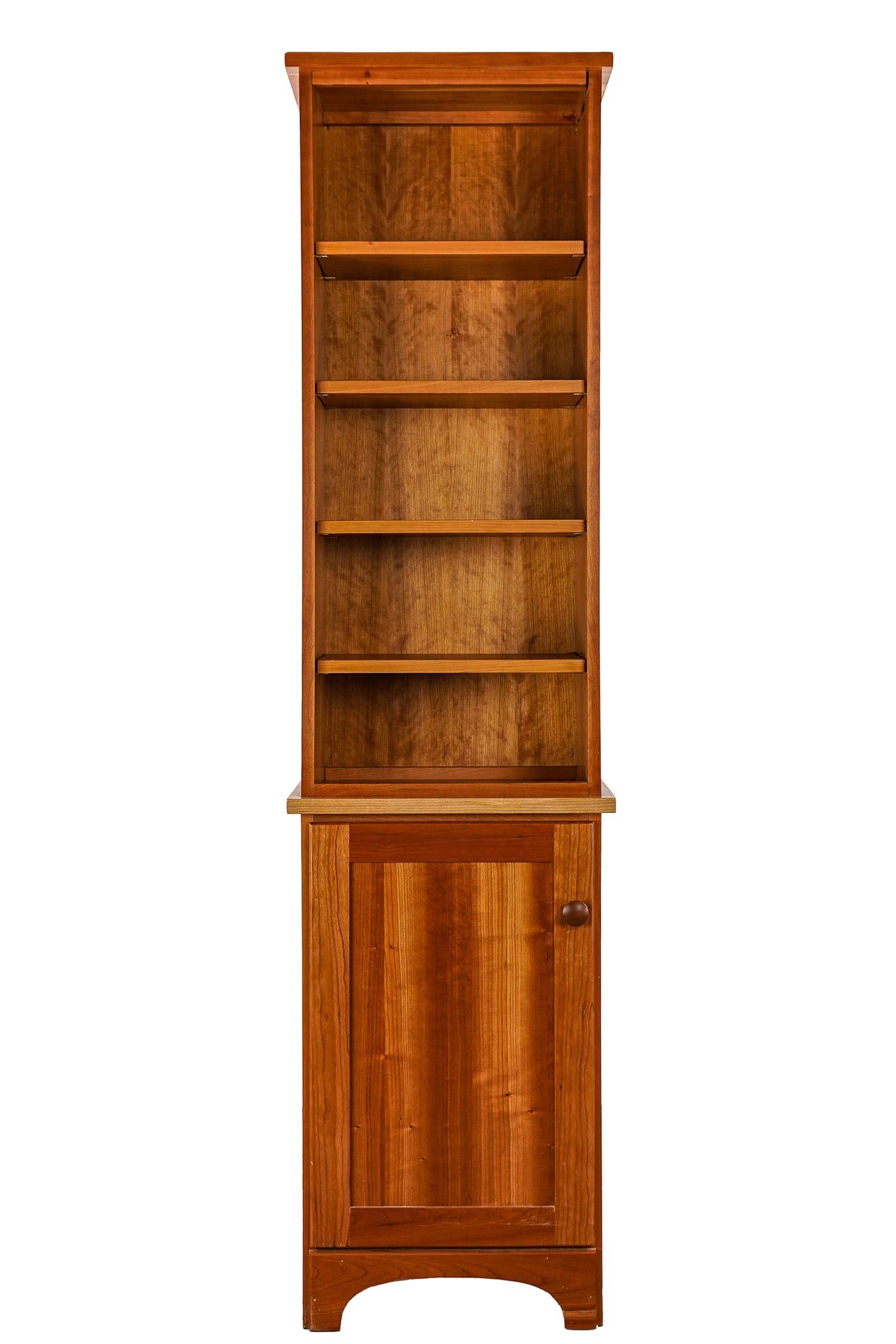 Contemporary Cherry Tall Cabinet (1 of 5)