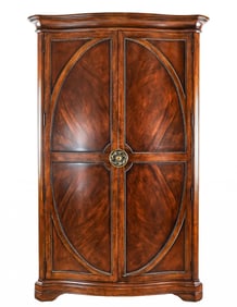 Contemporary Mahogany Armoire