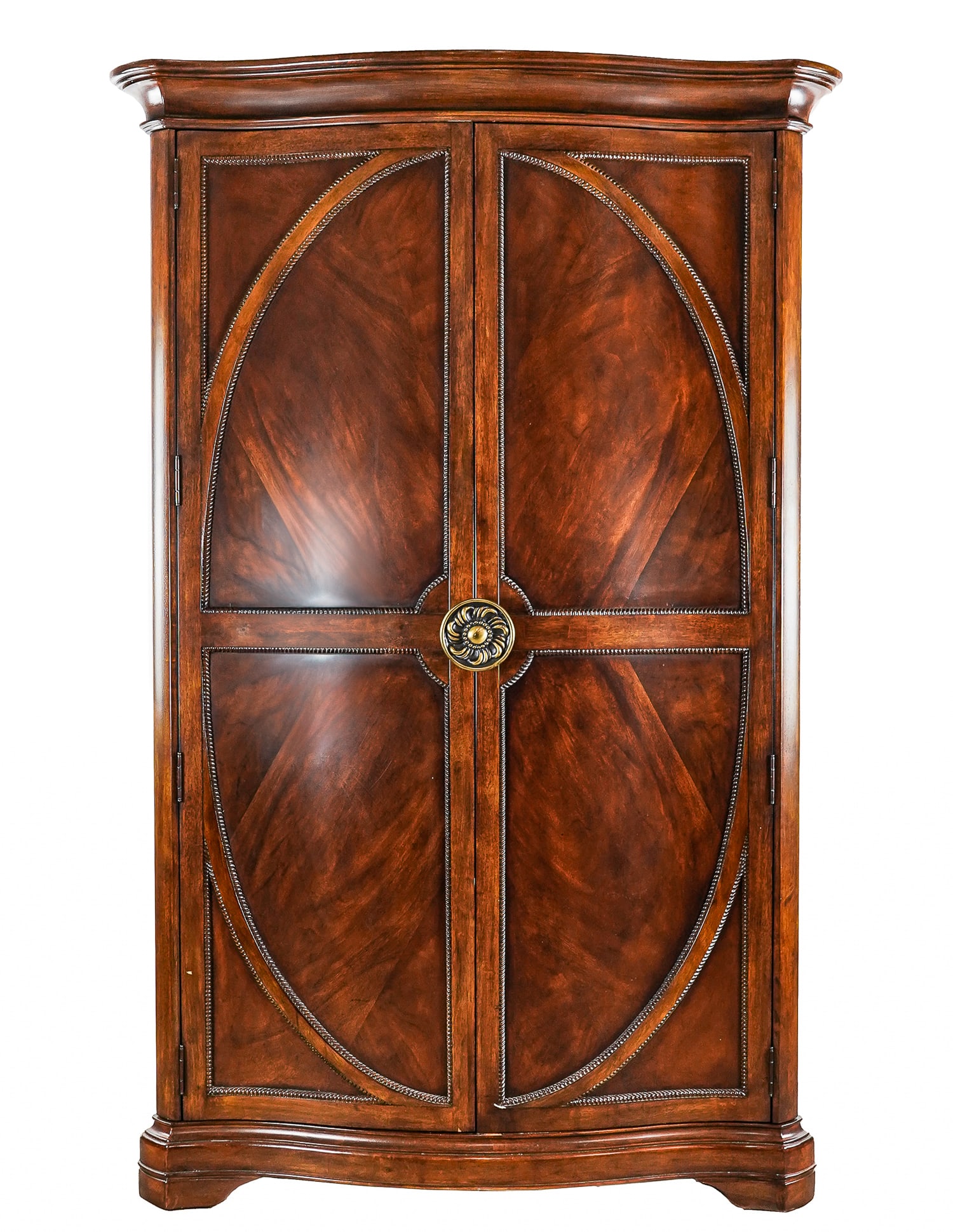 Contemporary Mahogany Armoire (1 of 10)
