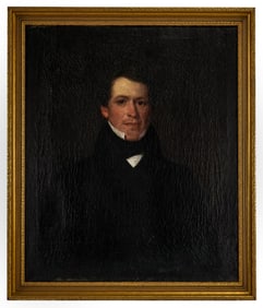 Thomas Waterman Wood (VT 1823-1903) Portrait of a Gentleman